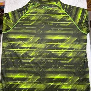 Under Armour Lime and Black Performance Tee